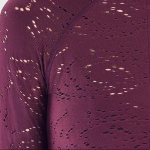 Seamless jacket, small, burgundy l, used once